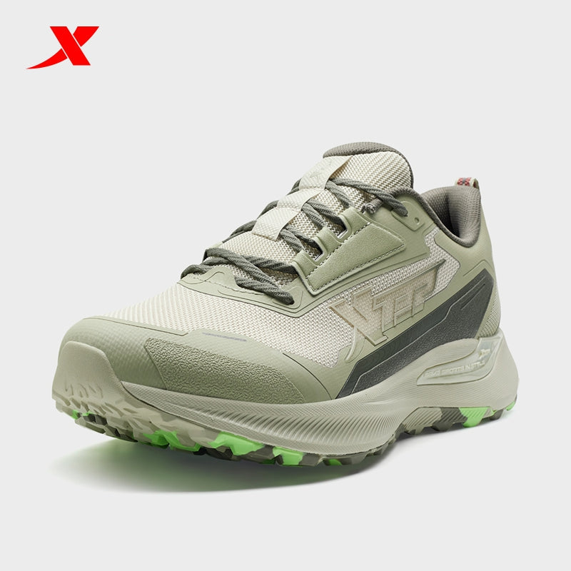 XTEP Men's Running Shoes Faint Grey/Grey26/Spruce Green110056-5 XTEP Men's Running Shoes Faint Grey/Grey26/Spruce Green110056-5