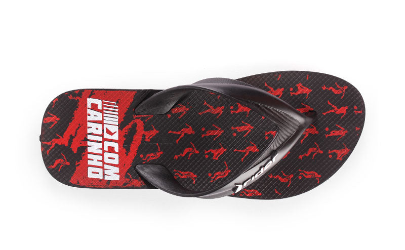 KID-RIDER STRIKE OLE KIDS SLIPPER/BLACK/RED