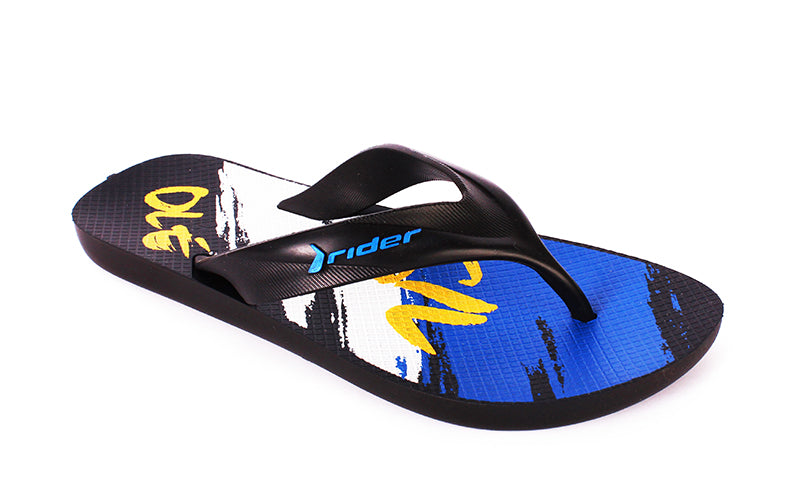 Kid-RIDER STRIKE OLE THONG KIDS PRS -  BLACK/WHITE/BLUE