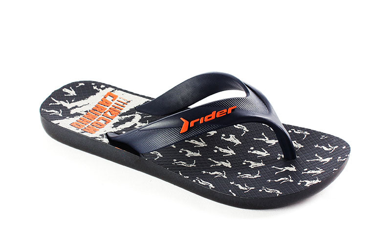 KID-RIDER STRIKE OLE KIDS SLIPPER/BLACK/BLUE/GREY