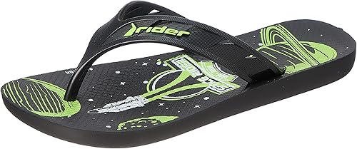 KID RIDER STREET JOY INF SLIPPEER /  BLACK/GREEN
