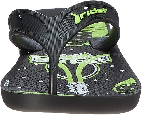 KID RIDER STREET JOY INF SLIPPEER /  BLACK/GREEN