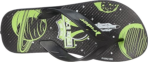 KID RIDER STREET JOY INF SLIPPEER /  BLACK/GREEN