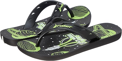 KID RIDER STREET JOY INF SLIPPEER /  BLACK/GREEN