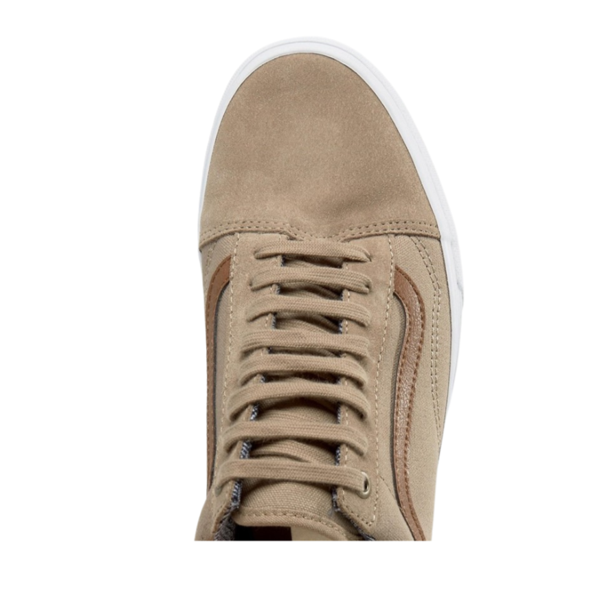 حذاء رياضي من قماش فانز أولد سكول باللون البني الفاتح