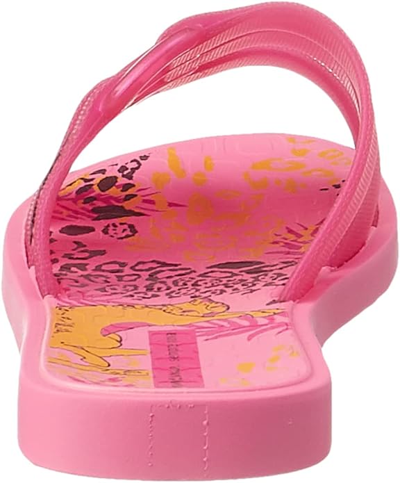 KID IPANEMA BOLD PRINT KID SLIPPER/  PINK/PEARLY PINK