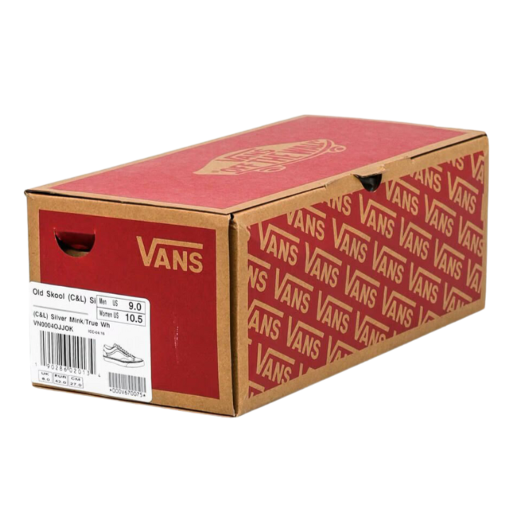 حذاء رياضي من قماش فانز أولد سكول باللون البني الفاتح