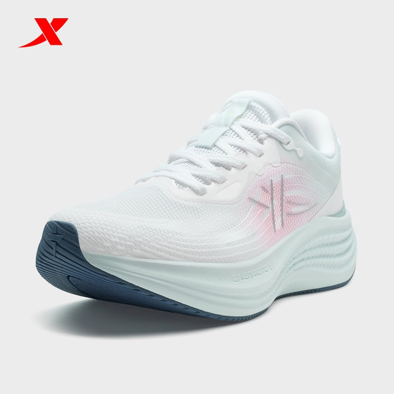 XTEP Cloud Wing 3.0  Women's Running Shoes Classic White/Pink19/Moonstone Blue110020-2