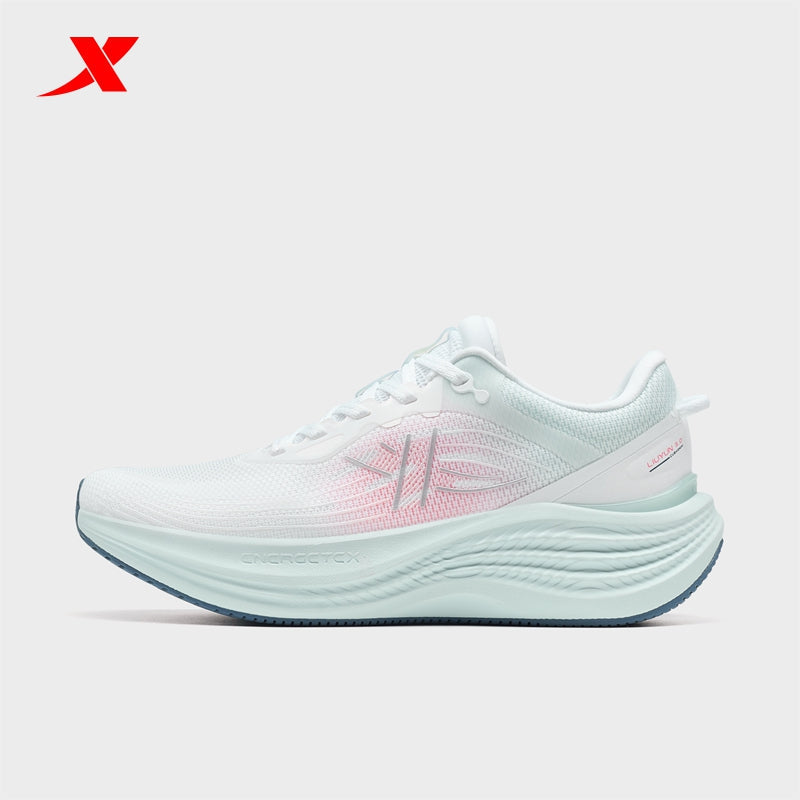 XTEP Cloud Wing 3.0  Women's Running Shoes Classic White/Pink19/Moonstone Blue110020-2