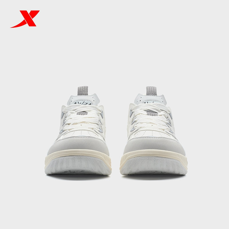 حذاء تزلج نسائي من إكستيب، قماش أبيض/رمادي قمري/رمادي فجر، رقم الموديل 310006-14