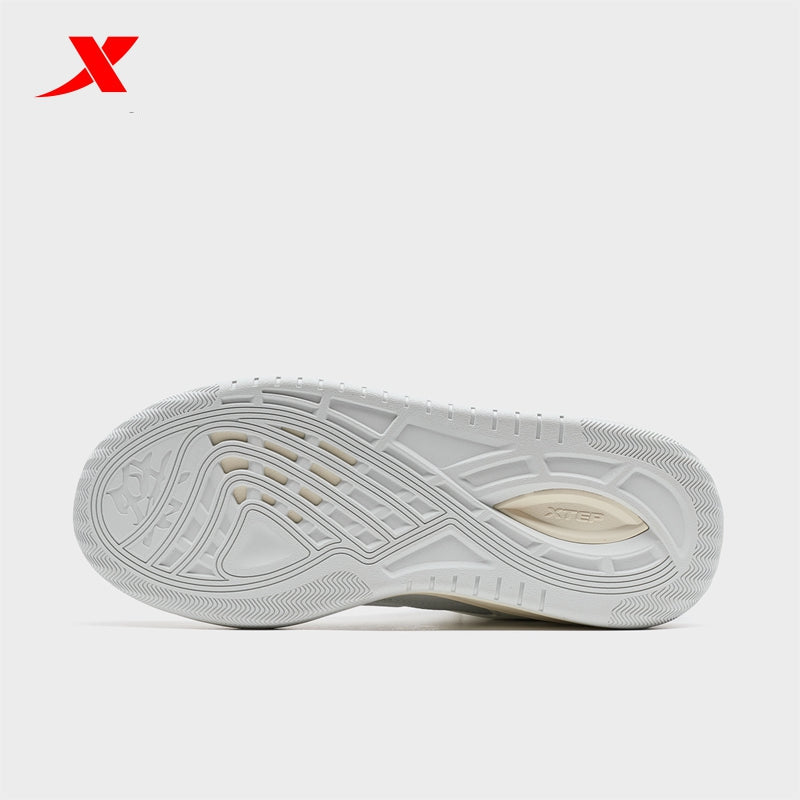 حذاء تزلج نسائي من إكستيب، قماش أبيض/رمادي قمري/رمادي فجر، رقم الموديل 310006-14