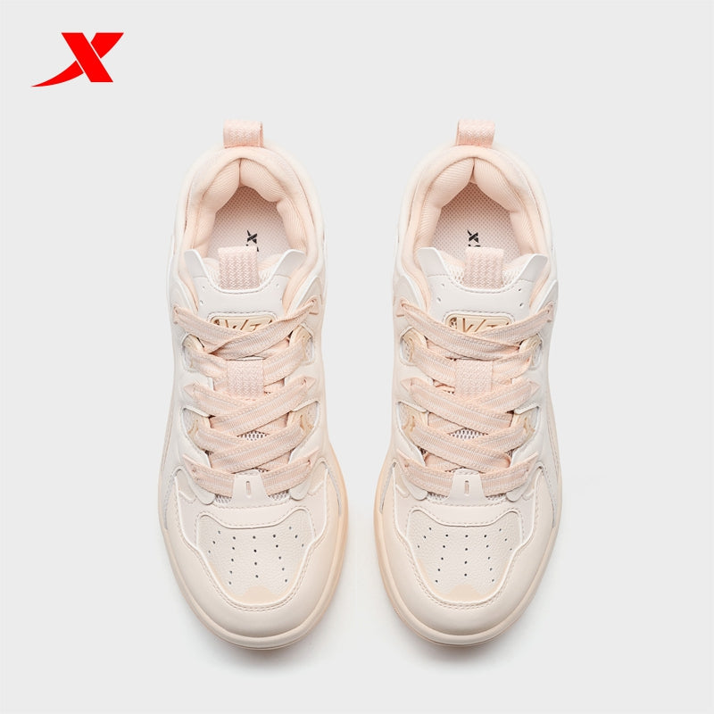 XTEP Women's Skateboarding Shoes Orange/Extraordinary Pink 310006-3