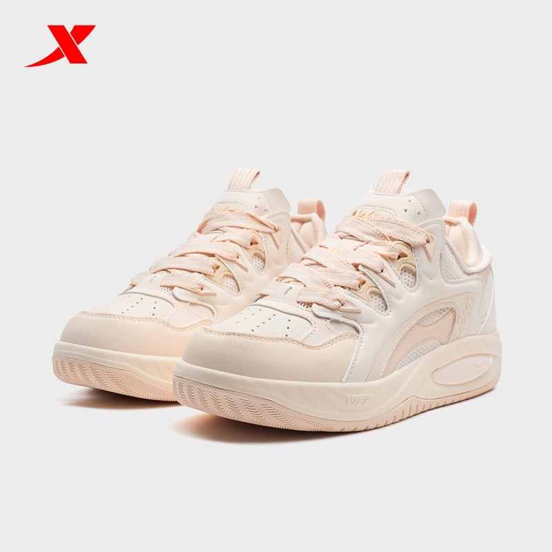 XTEP Women's Skateboarding Shoes Orange/Extraordinary Pink 310006-3