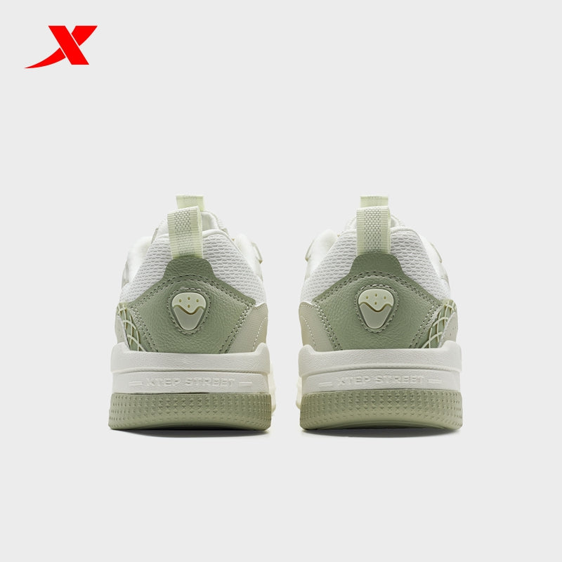 حذاء تزلج نسائي من إكستيب، قماش أبيض/رمادي/رمادي فاتح، رقم الموديل 310028-4