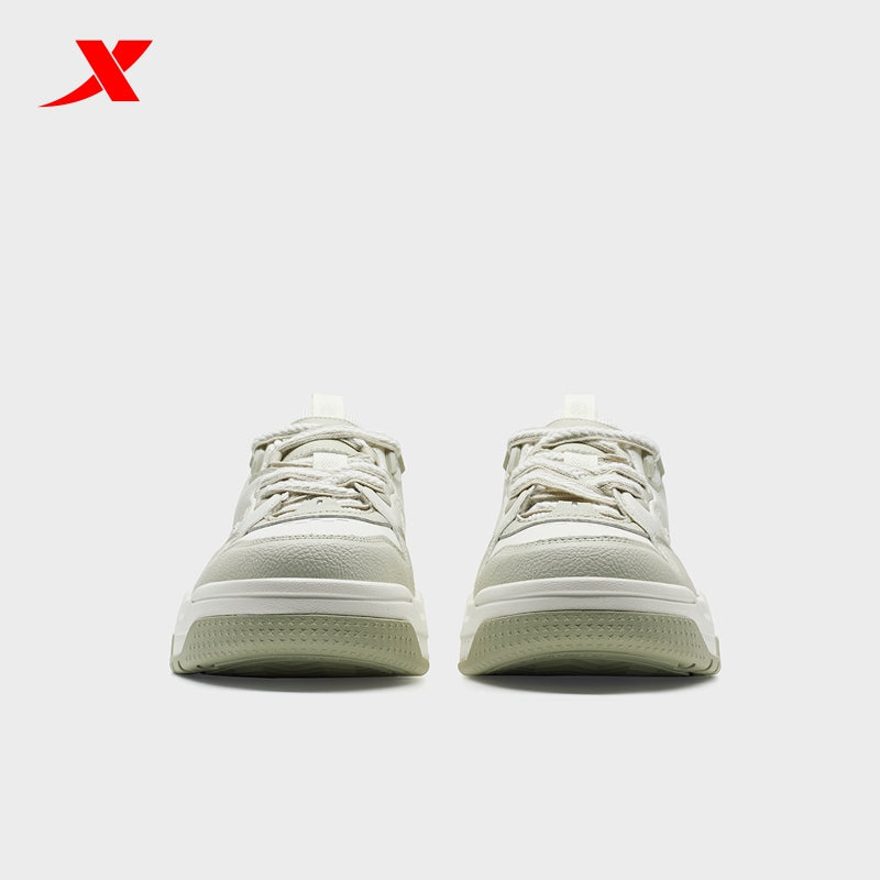 حذاء تزلج نسائي من إكستيب، قماش أبيض/رمادي/رمادي فاتح، رقم الموديل 310028-4