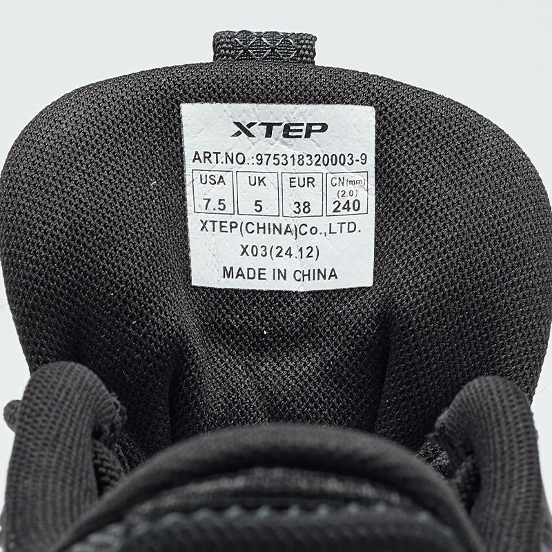 XTEP Women's Casual Shoes Black/Carbon Blk 320003-9