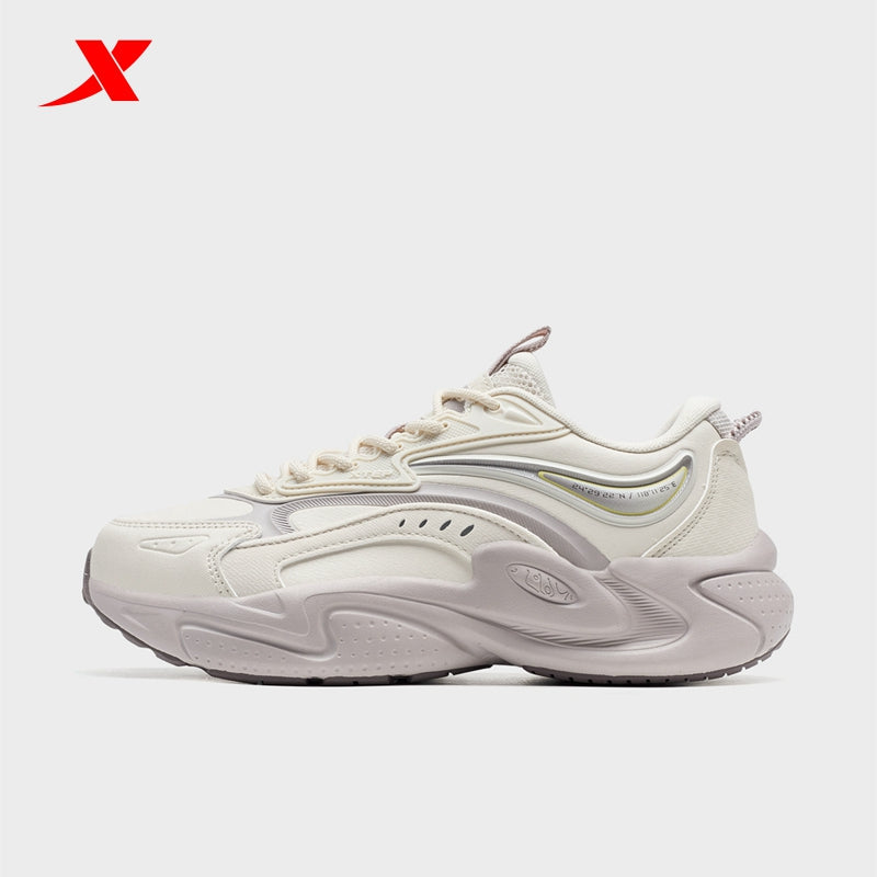 XTEP Women's Casual Shoes Alabaster/Shady Grey 320003-7