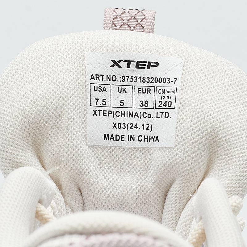 XTEP Women's Casual Shoes Alabaster/Shady Grey 320003-7
