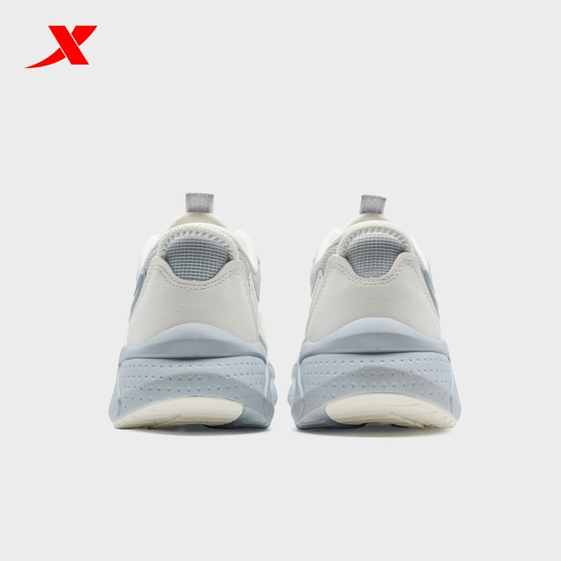 XTEP Women's Casual Shoes Canvas White/Moon Grey 320003-3