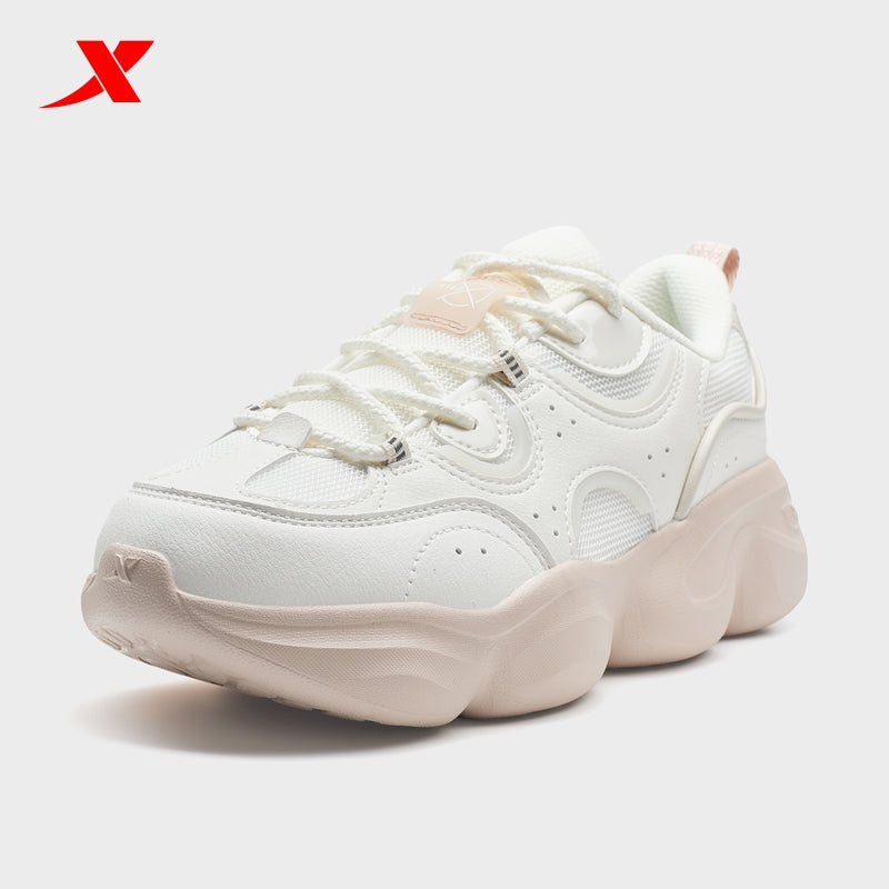 XTEP Women's Casual Shoes Canvas White 320006-7