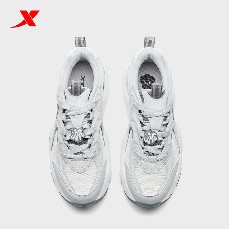 XTEP Petal 3.0 Women's Casual Shoes Phantom Grey/Canvas White 320008-9