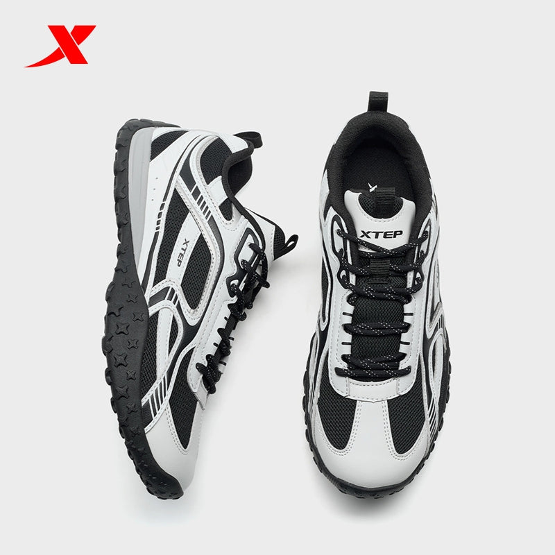 XTEP Women's Casual Shoes Black/Moon Grey 320055-1