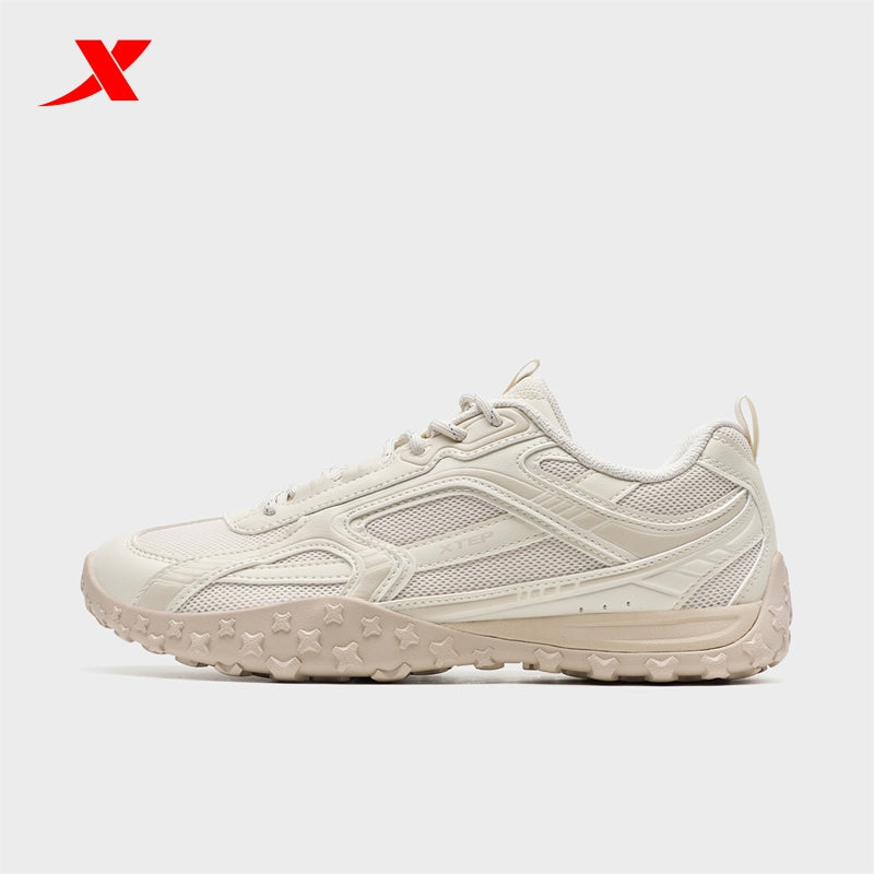 XTEP Women's Casual Shoes Alabaster/Misty Brown 320055-7