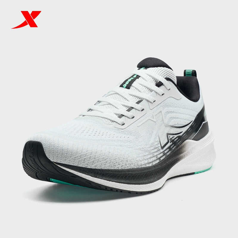 حذاء رياضي رجالي XTEP Shadow Drive 3.0، أبيض كلاسيكي/أسود 110012-1