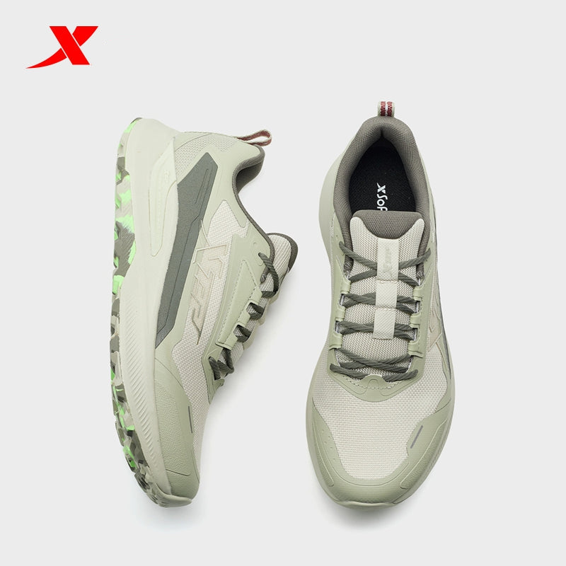 XTEP Men's Running Shoes Faint Grey/Grey26/Spruce Green110056-5