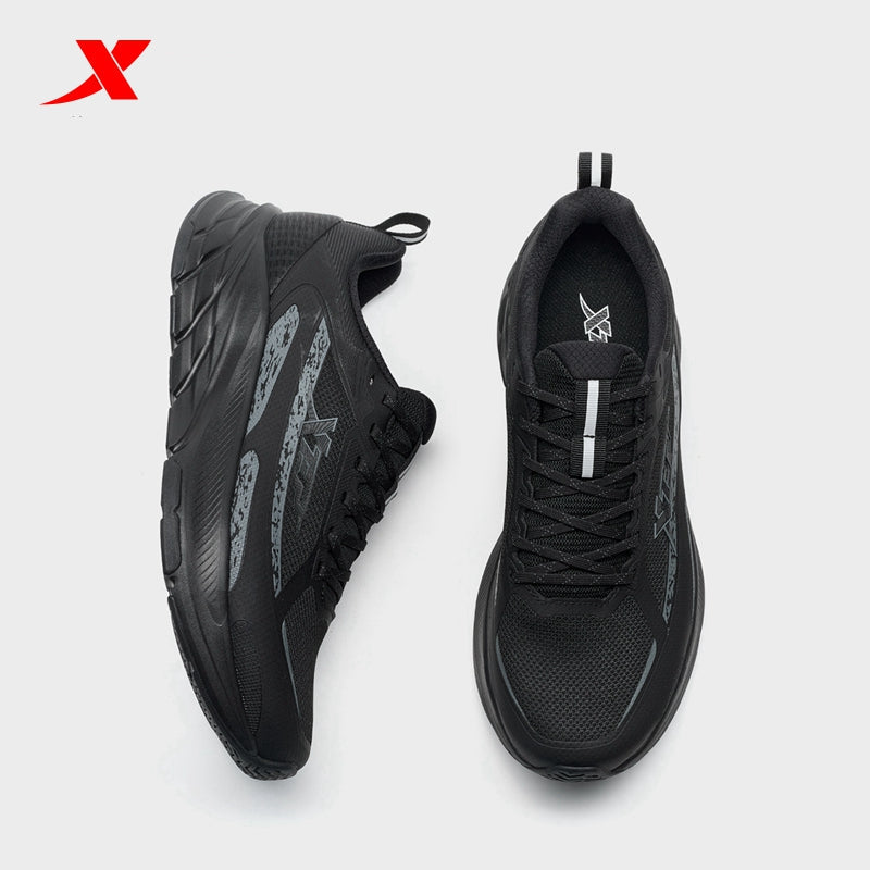 XTEP Men's Running Shoes Black/Charcoal Grey110058-4 – Smash Mega
