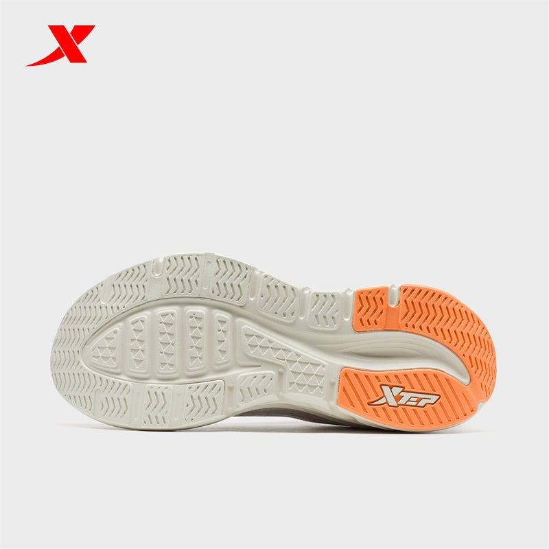 XTEP Men's Running Shoes Alabaster/Dusk Orange/Grey110084-6
