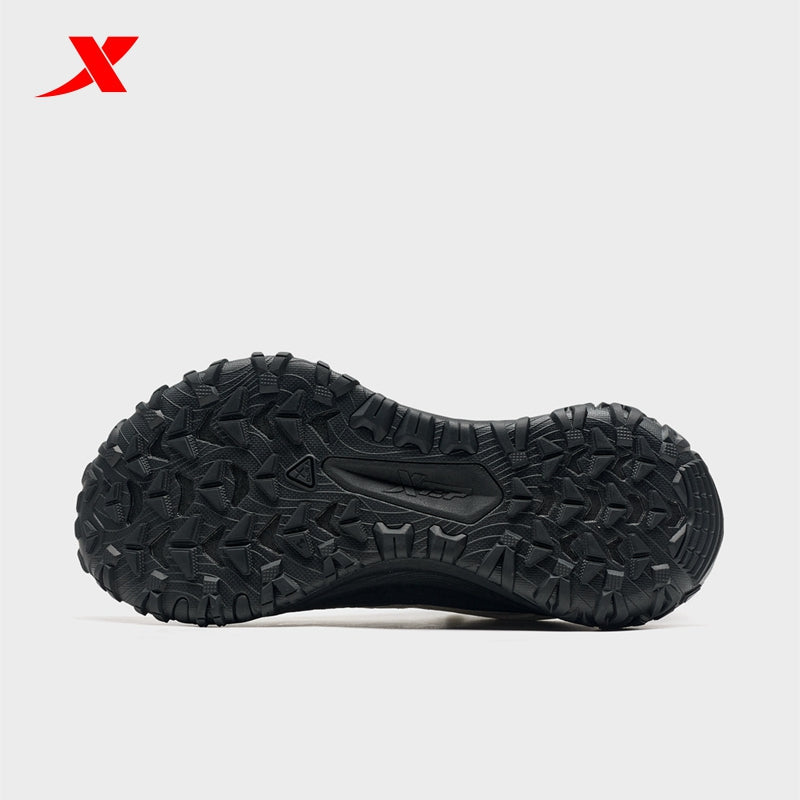 حذاء XTEP FlyStone 2.0v2 رجالي خارجي، لون أبيض ناصع/أسود، رقم الموديل 170012-7