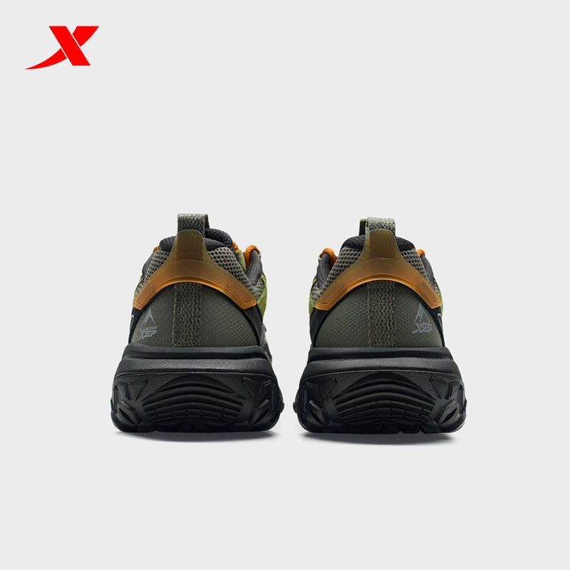 حذاء XTEP FlyStone 2.0v2 رجالي خارجي، لون أخضر شجر/أخضر شيح/أسود، رقم الموديل 170012-6