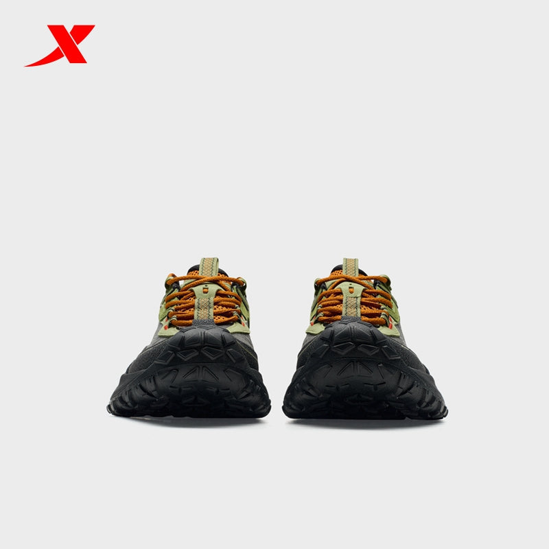 حذاء XTEP FlyStone 2.0v2 رجالي خارجي، لون أخضر شجر/أخضر شيح/أسود، رقم الموديل 170012-6