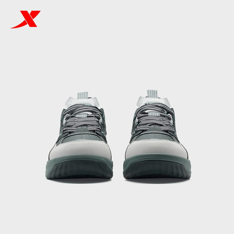 حذاء تزلج رجالي من إكستيب، لون أسود كربوني/رمادي قمري/أزرق، رقم الموديل 310005-8