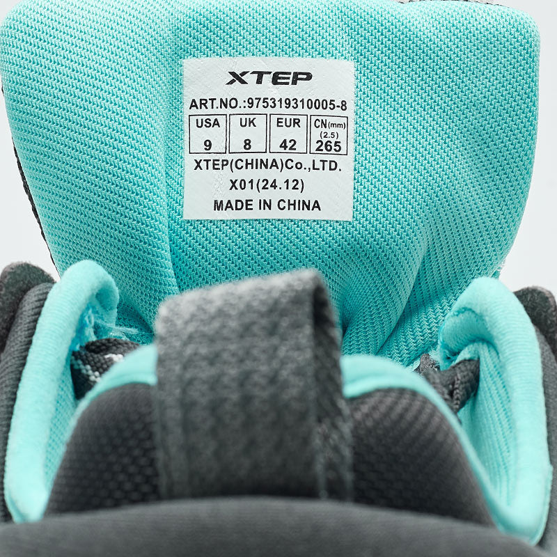 حذاء تزلج رجالي من إكستيب، لون أسود كربوني/رمادي قمري/أزرق، رقم الموديل 310005-8