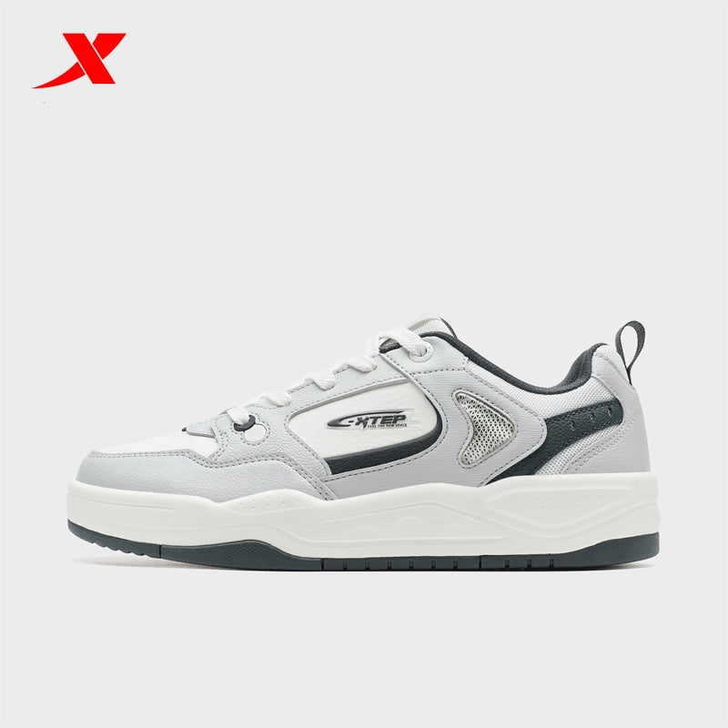 حذاء تزلج رجالي من إكستيب، لون رمادي فانتوم/أبيض قماشي/أسود كربوني، رقم الموديل 310017-3