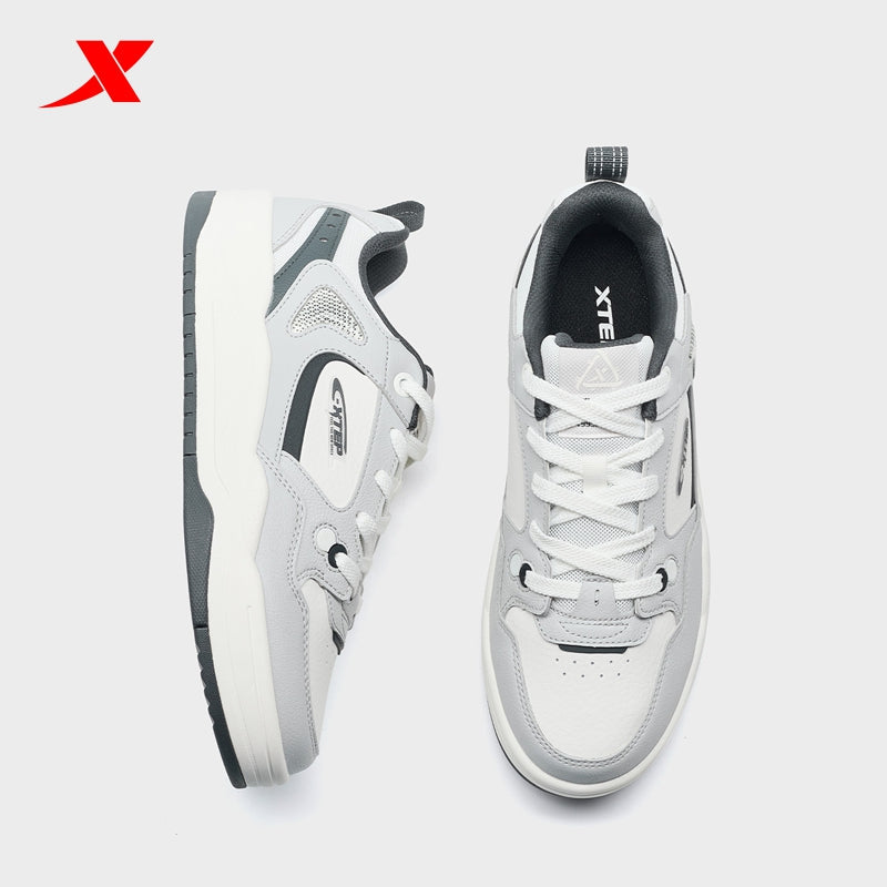 حذاء تزلج رجالي من إكستيب، لون رمادي فانتوم/أبيض قماشي/أسود كربوني، رقم الموديل 310017-3