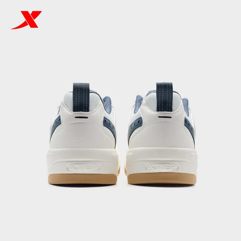 XTEP Men's Skateboarding Shoes Canvas White/Blue310017-6