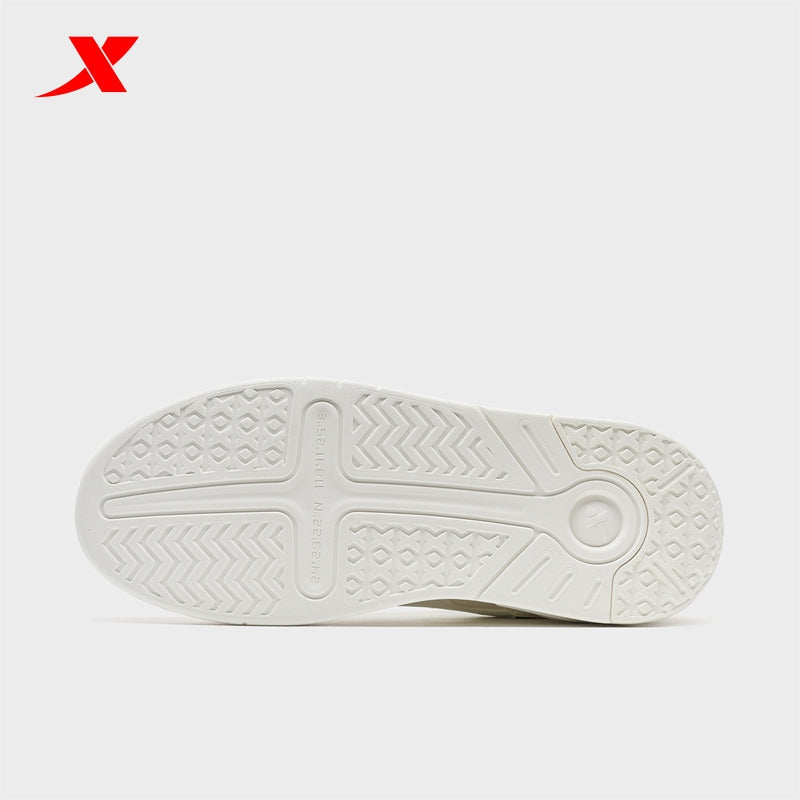 XTEP Men's Skateboarding Shoes Canvas White310037-1