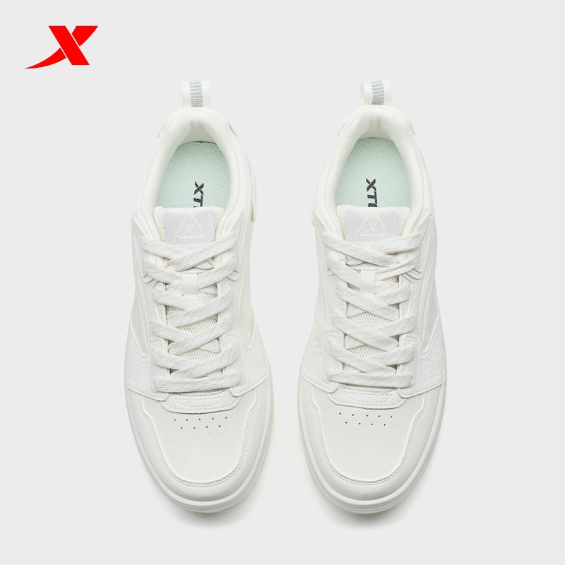 XTEP Men's Skateboarding Shoes Canvas White310052-1