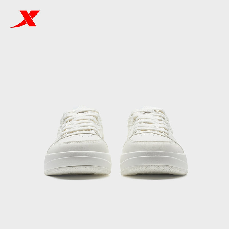 XTEP Men's Skateboarding Shoes Canvas White310052-1
