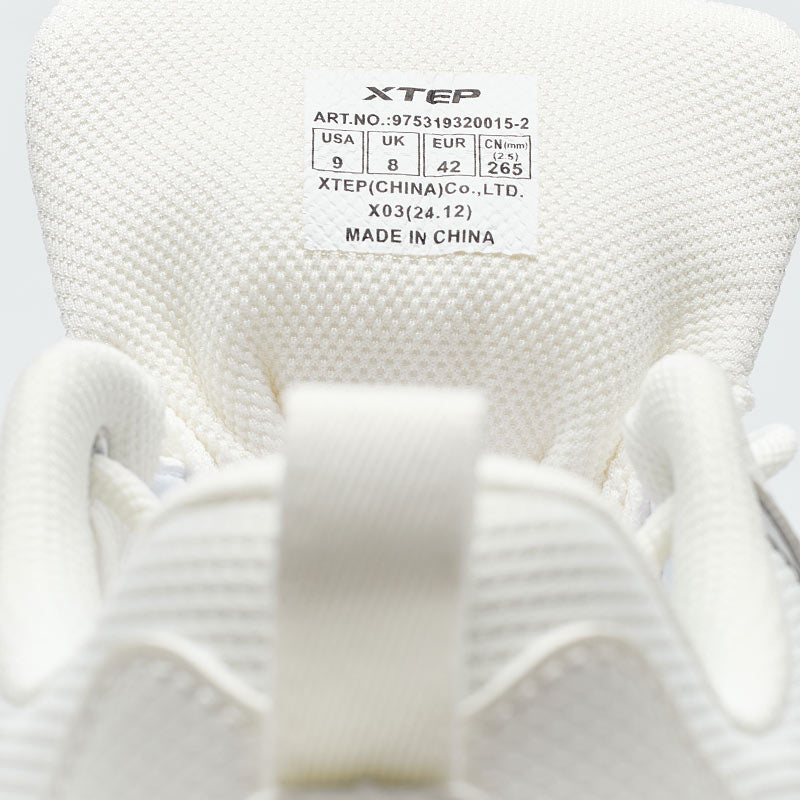 حذاء إكستيب فولكانو V2 رجالي كاجوال من القماش الأبيض/الرمادي الفاتح 320015-2