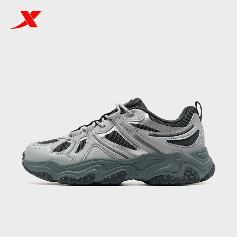 XTEP Volcano V2 Men's Casual Shoes Ash Grey/Carbon Blk320015-4