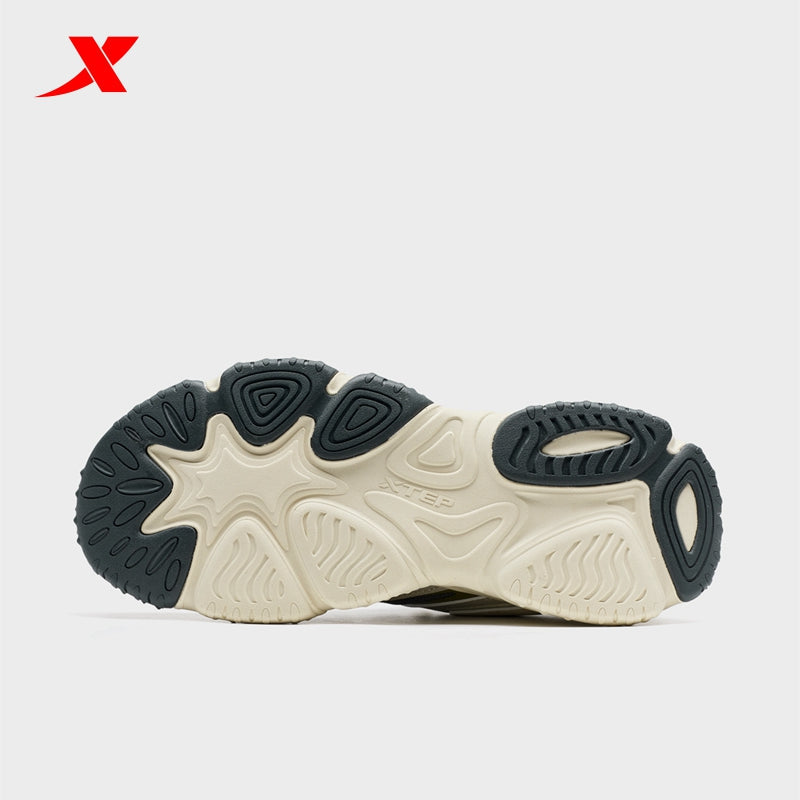 حذاء رجالي كاجوال من إكستيب فولكانو V2، لون أبيض شاي/مشمشي 03/أسود كربوني 320015-7