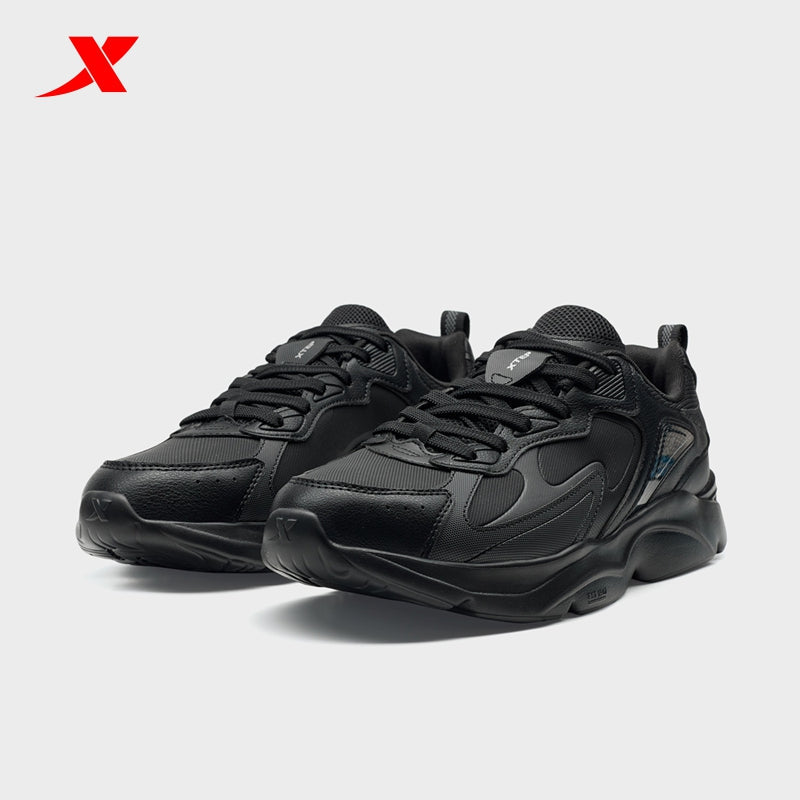 XTEP Men's Casual Shoes Black/Charcoal Grey320047-9 – Smash Mega Store