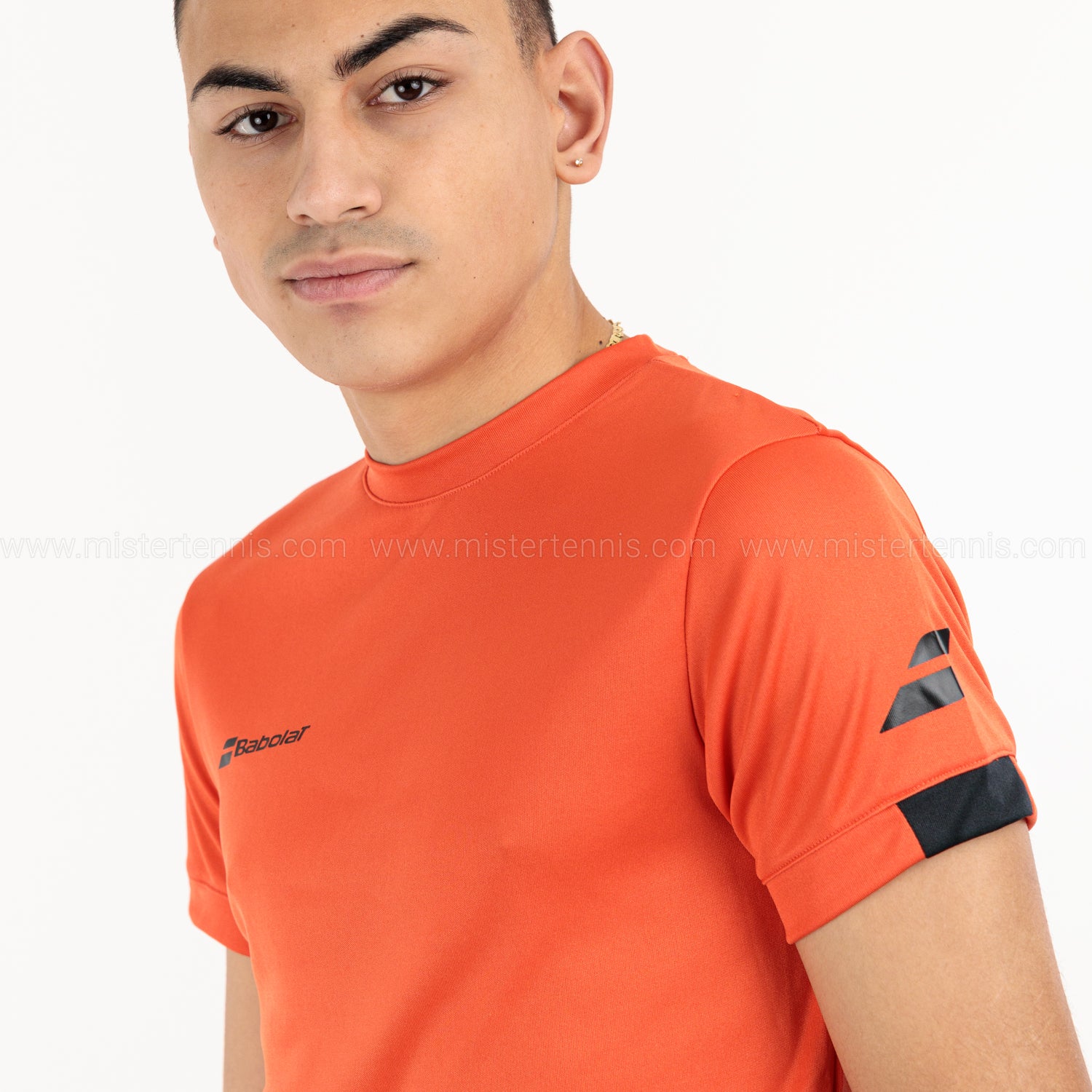 Play Crew Neck Tee Men/Fiesta Red