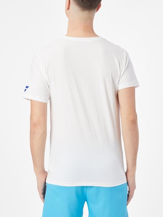 Exercise Babolat Tee Men/White